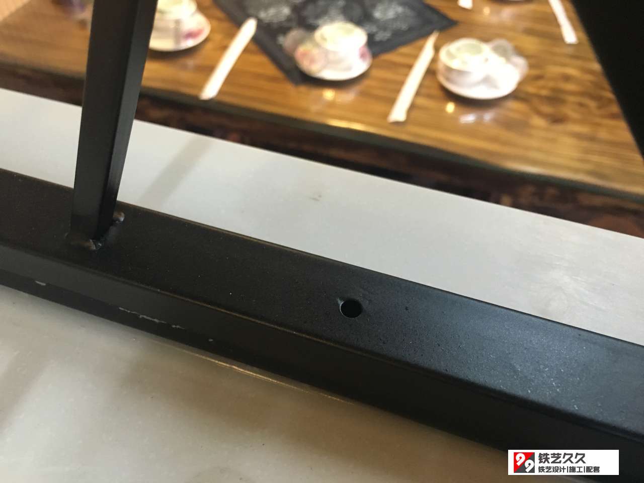 泰安万达广场铁艺隔断