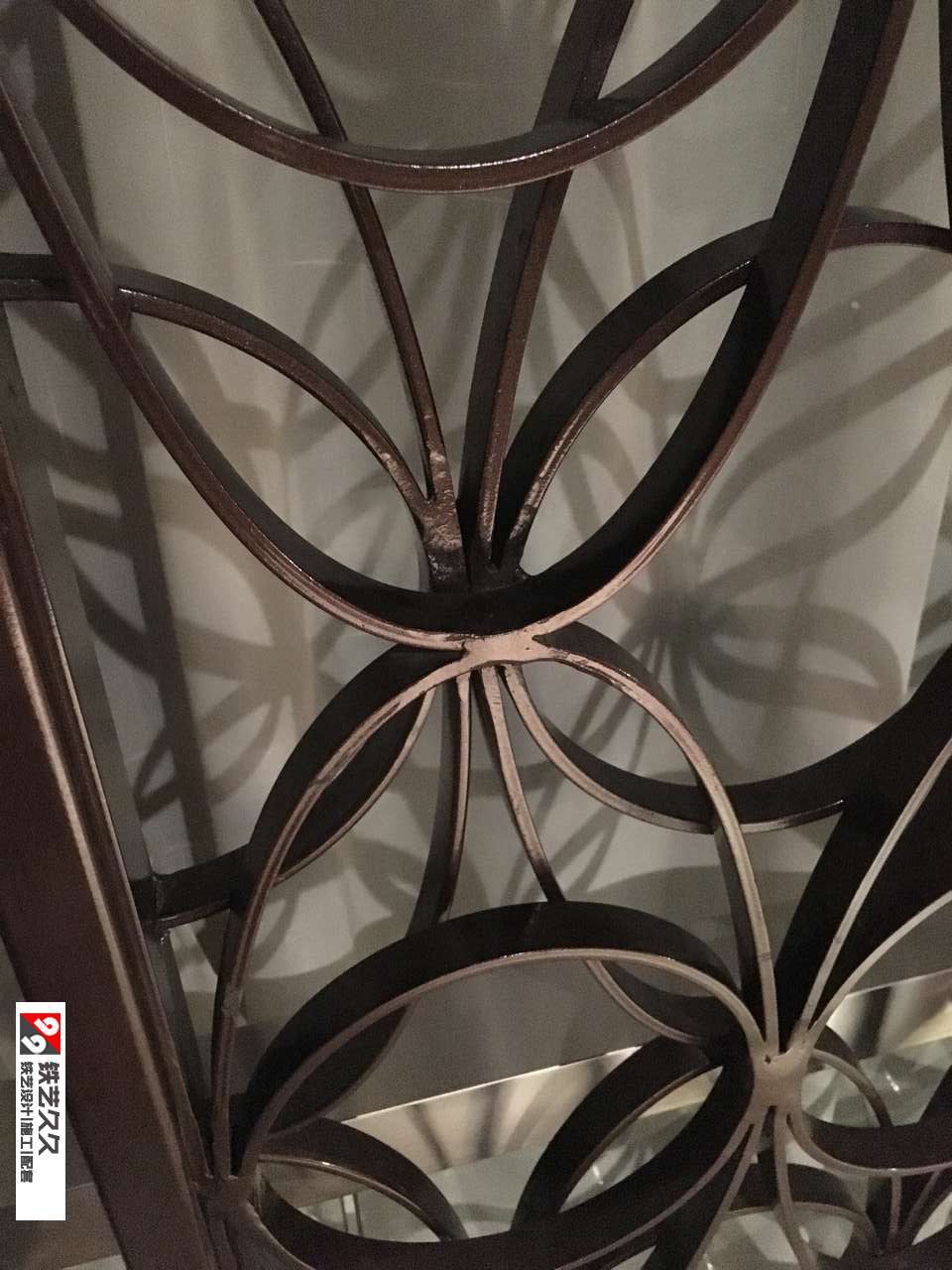 济宁市景区酒店订购的铁艺屏风隔断